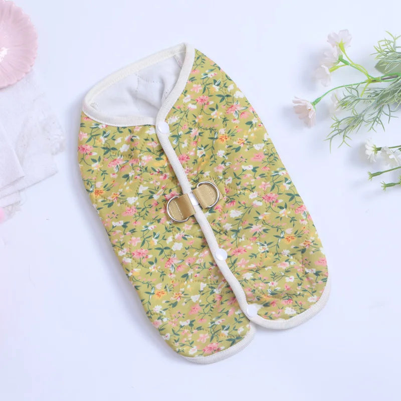 Floral Bow Vest
