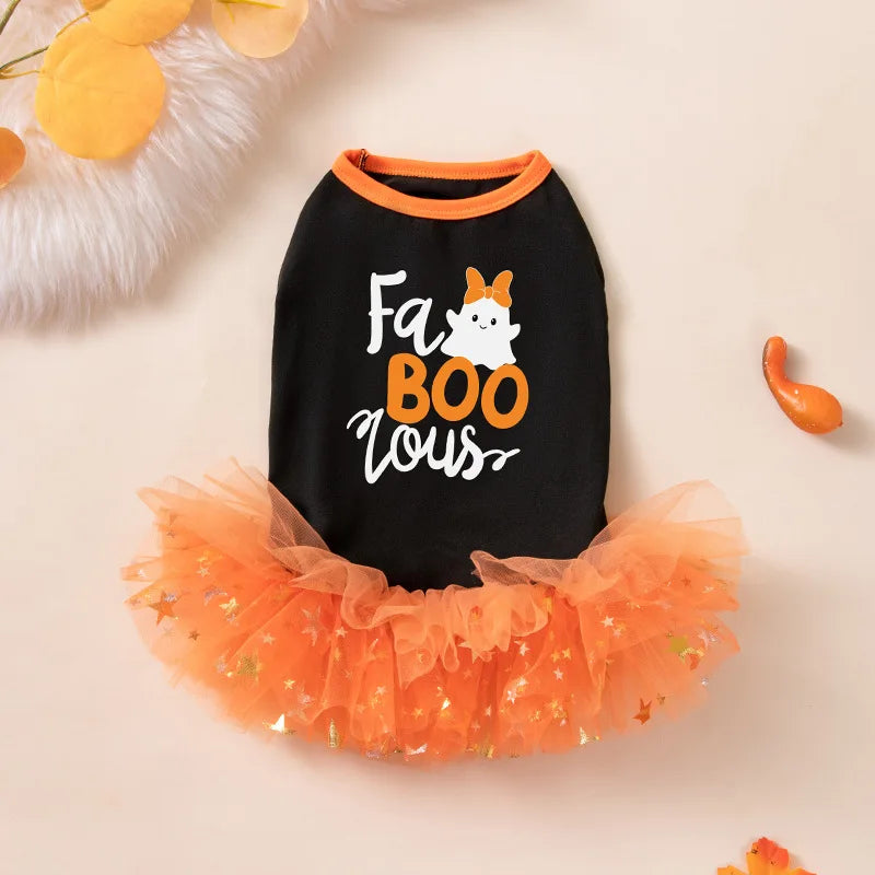 Pumpkin Lace Dress