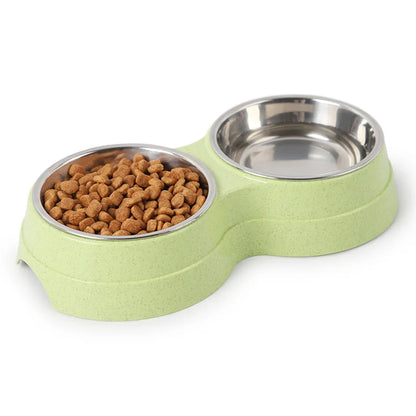 Double Bowls Feeder