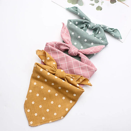 Plaid Dots Bandanas