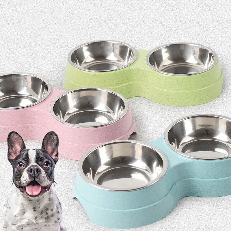 Double Bowls Feeder