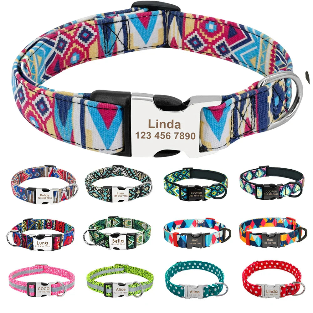 Personalized Nylon Collar