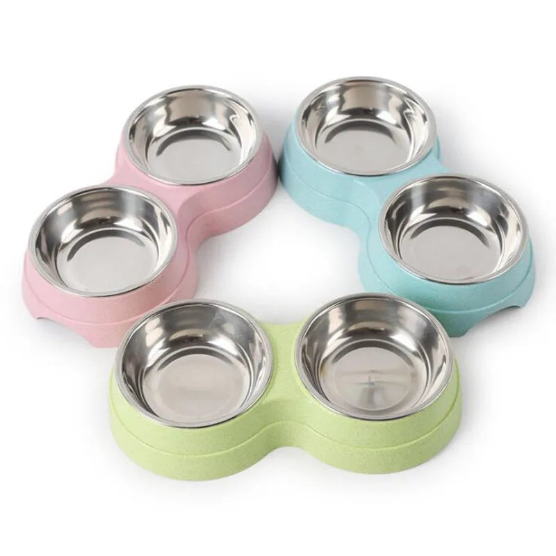 Double Bowls Feeder