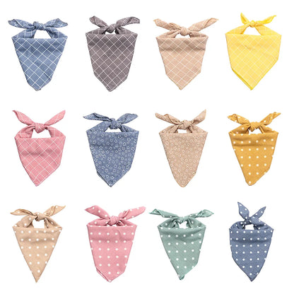 Plaid Dots Bandanas