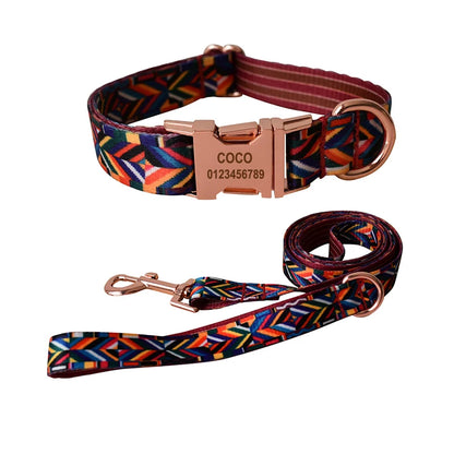 Ethnic Collar & Leash