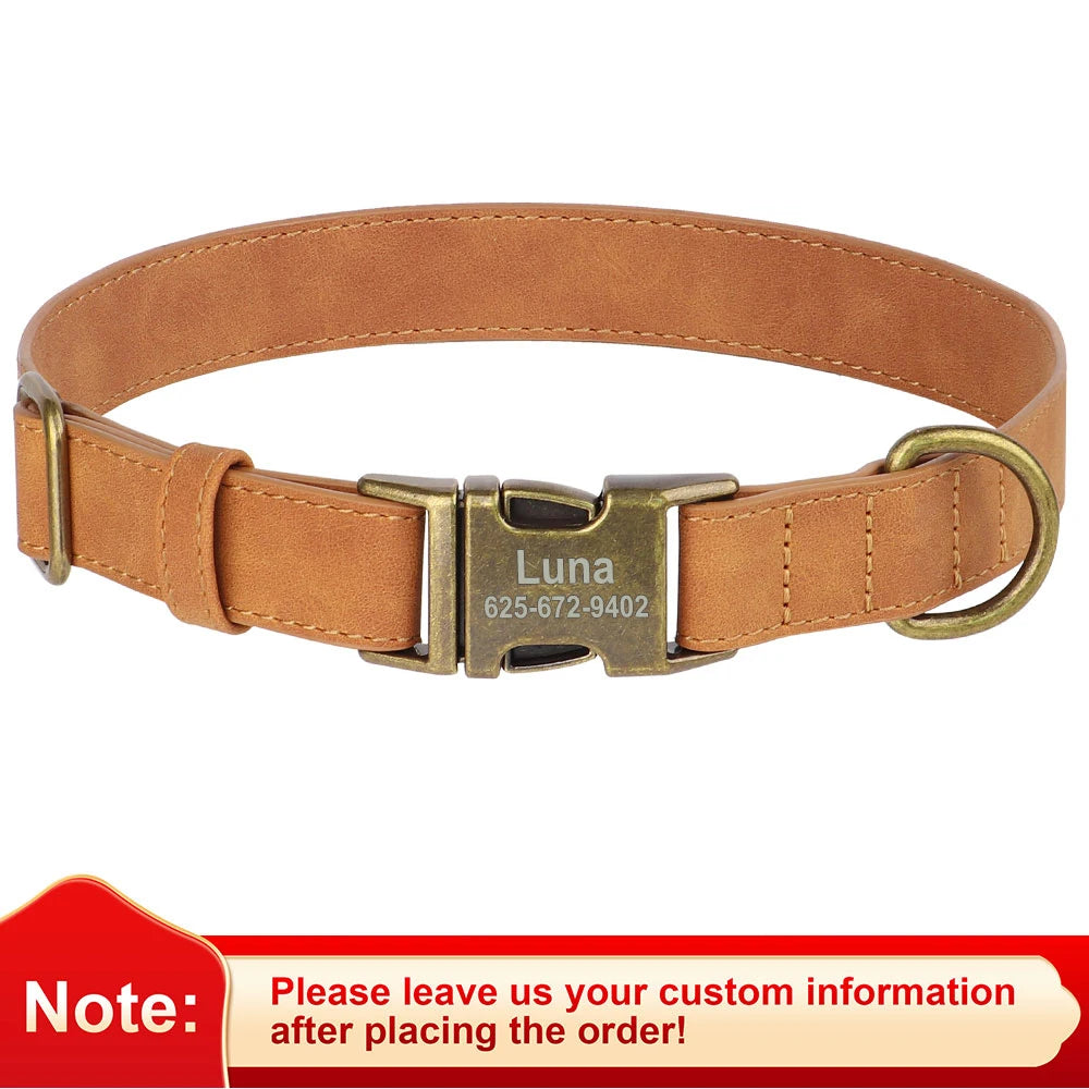 Custom Leather Collar
