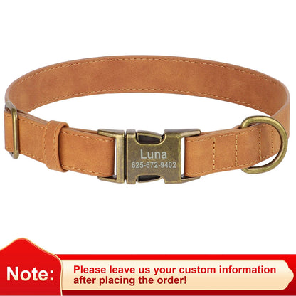 Custom Leather Collar