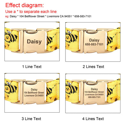 Personalized Flower Collar