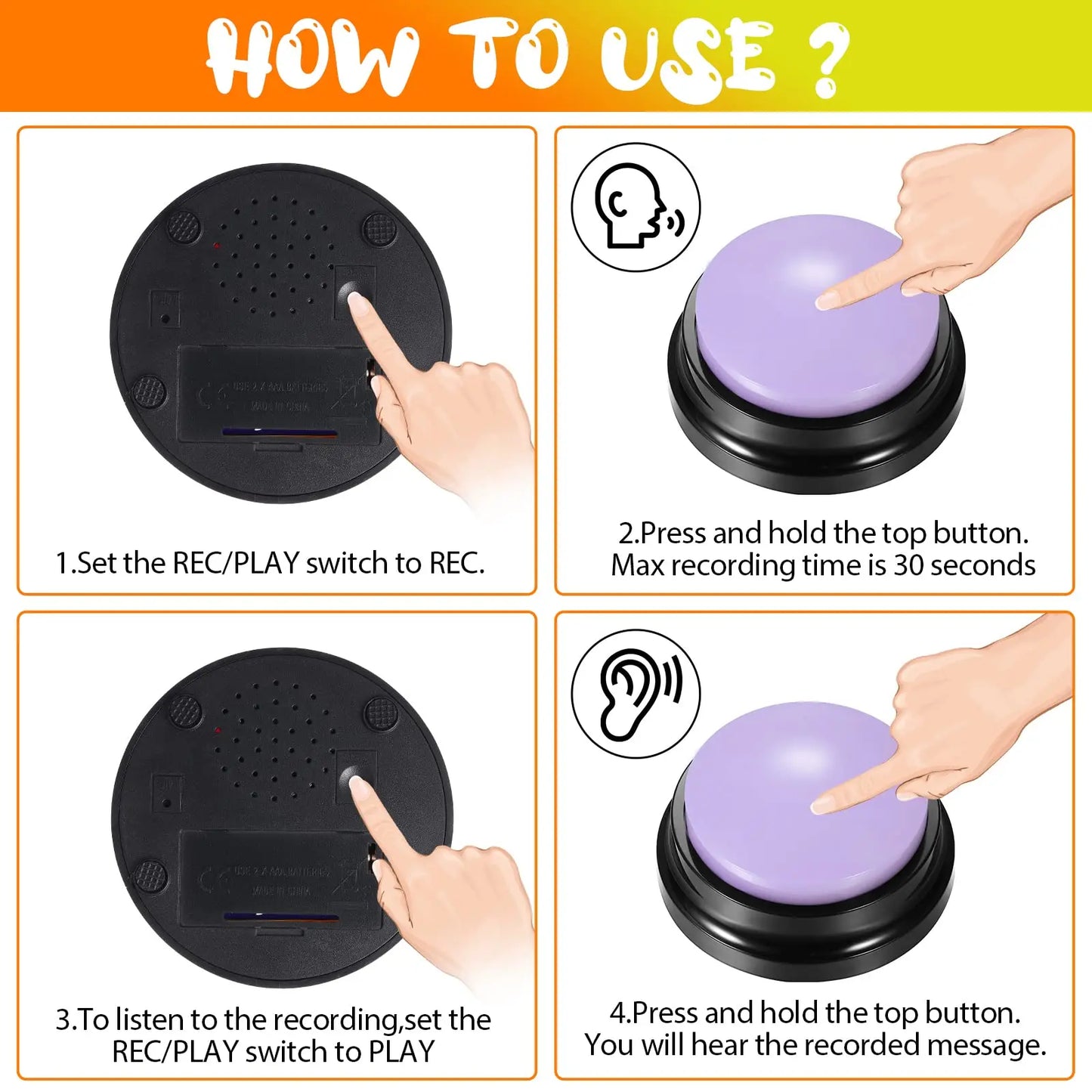 Recordable Talking Button