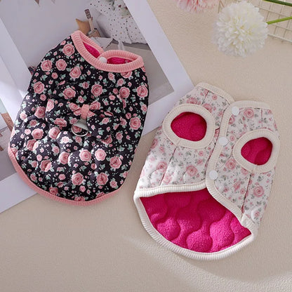 Floral Bow Vest