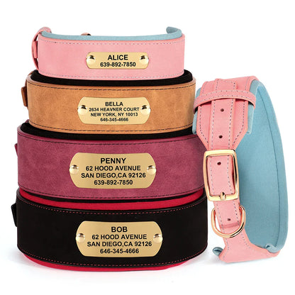 Personalized Leather Collar
