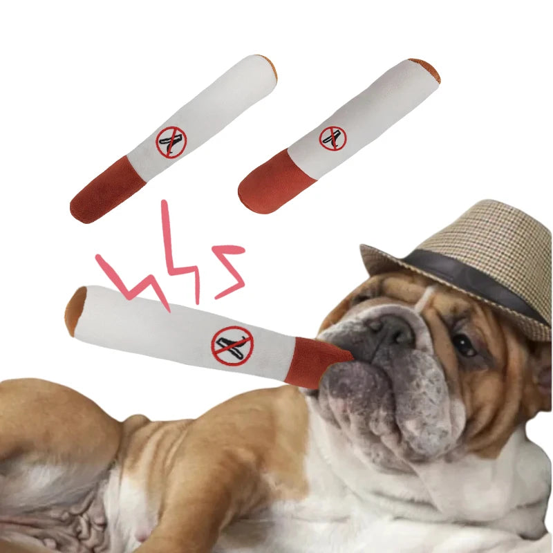 Squeaky Cigar Toy
