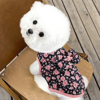 Floral Bow Vest