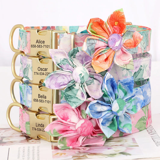 Floral Name Collar