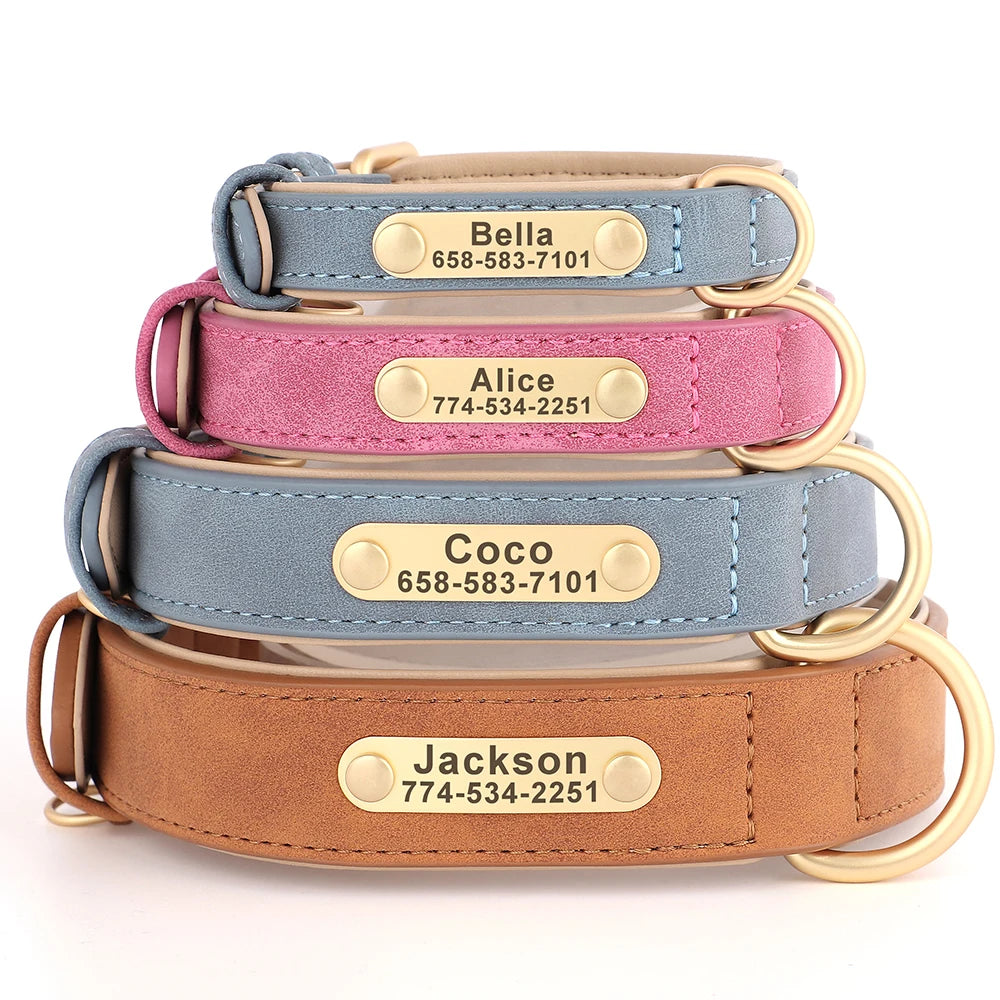 Personalized Leather Collar