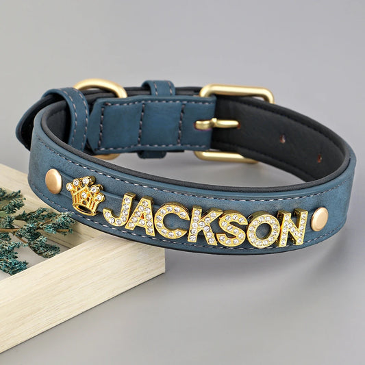Rhinestone Name Collar