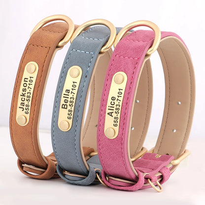 Personalized Leather Collar