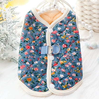 Floral Bow Vest