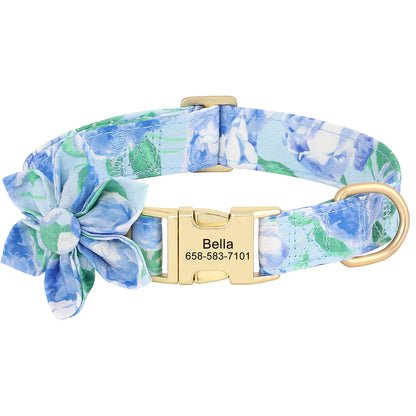 Floral Name Collar