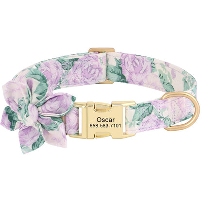 Floral Name Collar