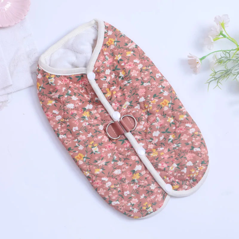 Floral Bow Vest