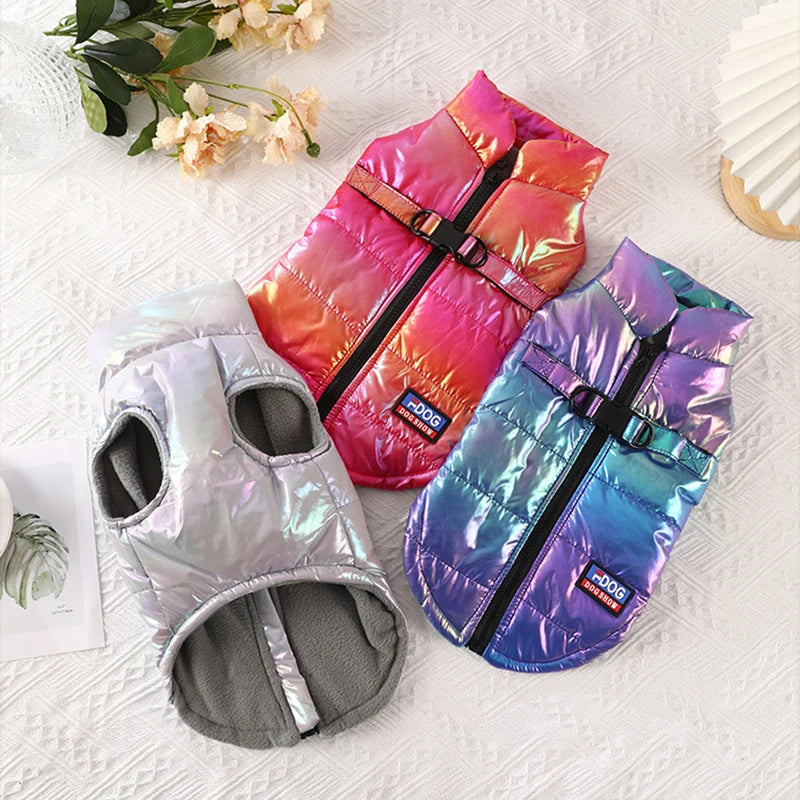 Rainbow Puffer Vest