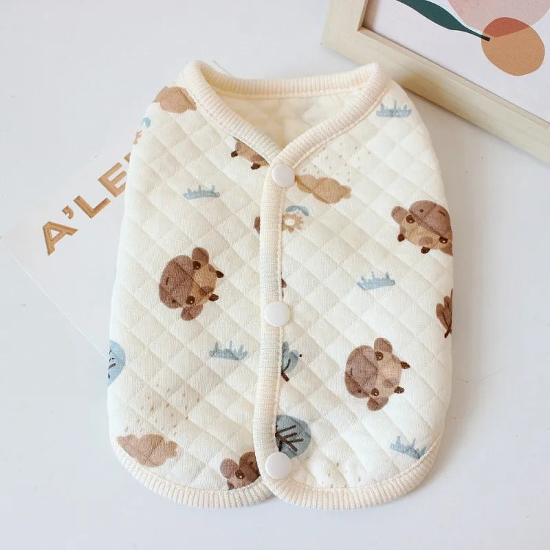 Floral Bow Vest