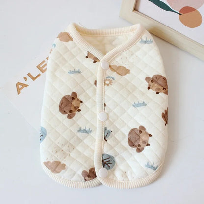 Floral Bow Vest