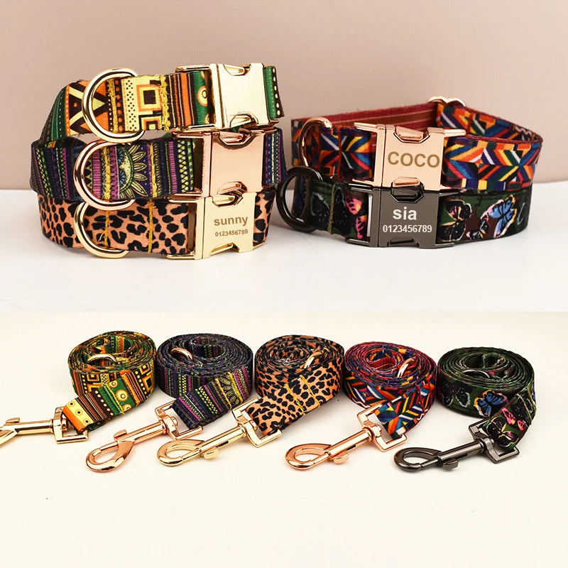 Ethnic Collar & Leash
