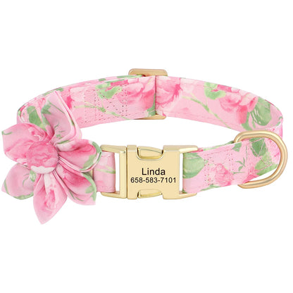 Floral Name Collar