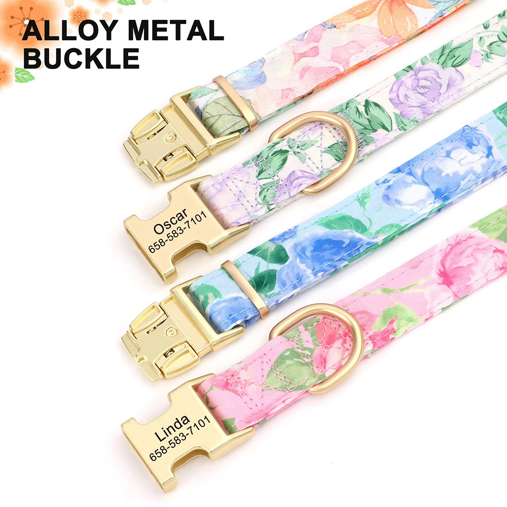 Floral Name Collar