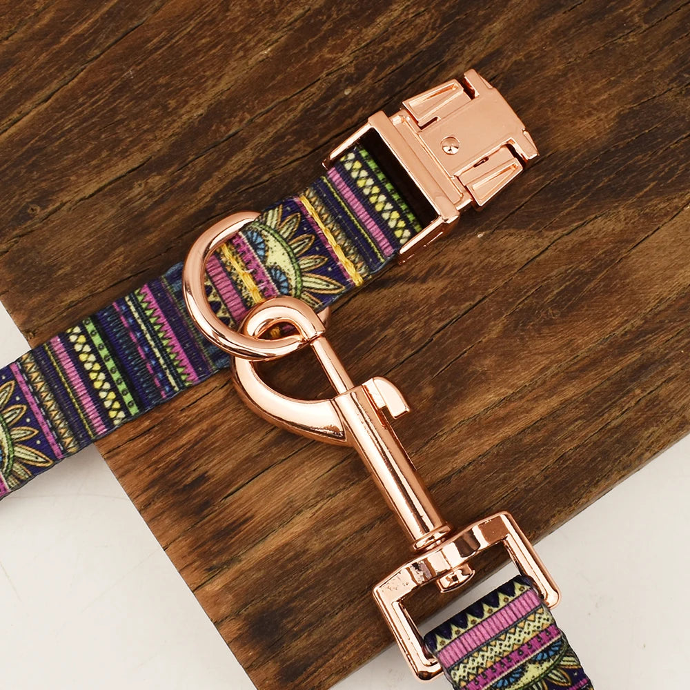 Ethnic Collar & Leash