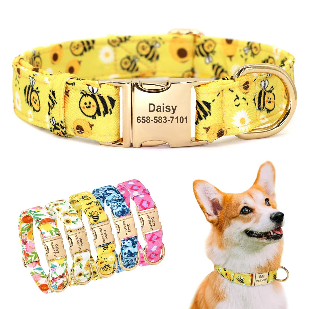 Personalized Flower Collar